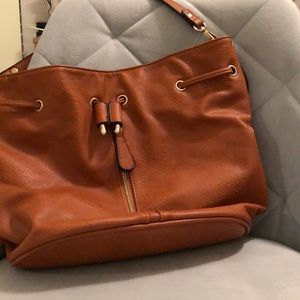 JUSTFAB NEVER USED BROWN PURSE
